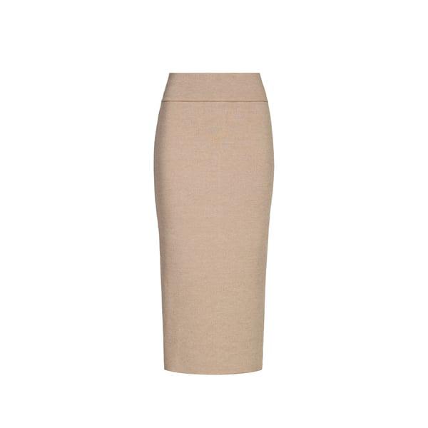 Fendi Slit Detailed Ribbed Skirt – On Sale Now with Up to 52