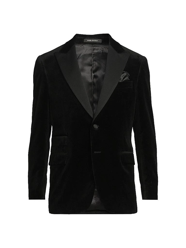 Saks Fifth Avenue COLLECTION Classic Velvet Jacket 1