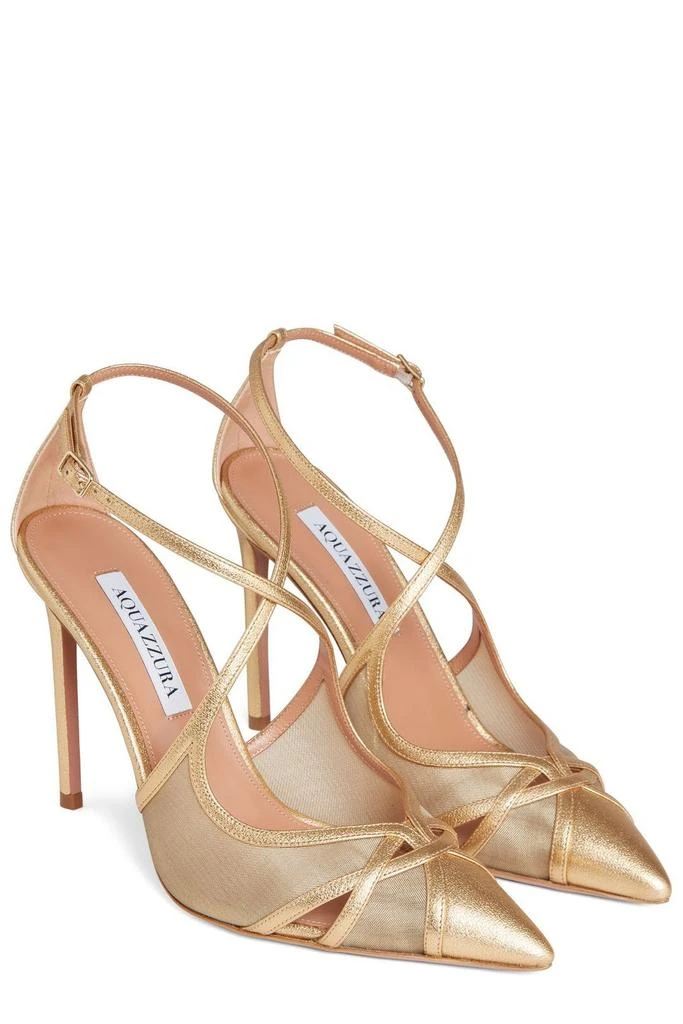 Aquazzura Aquazzura Cut-Out Detailed Pointed Toe Pumps 3