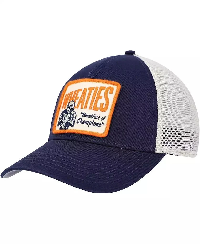 American Needle Men's Navy, Cream Wheaties Valin Trucker Snapback Hat 2