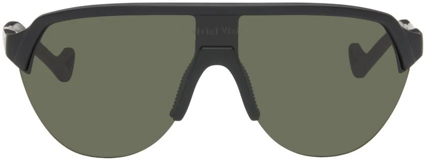 District Vision Black 'Nagata' Speed Blade Sunglasses 1