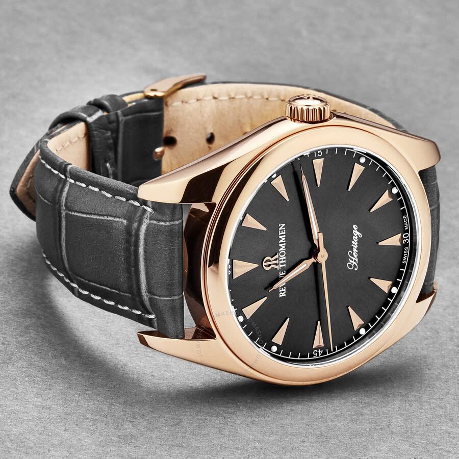 Revue Thommen Heritage Automatic Grey Dial Men's Watch 21010.2561