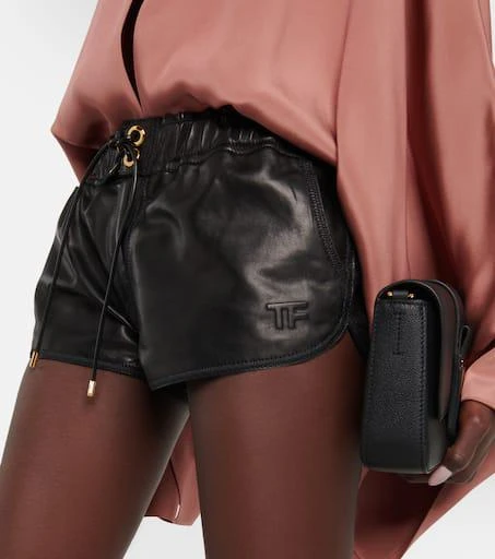 Tom Ford Leather micro shorts 4