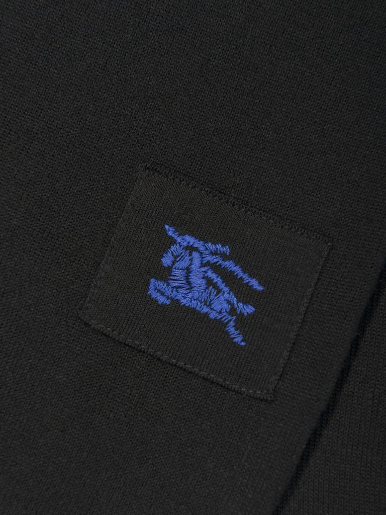 Burberry Burberry Boys Wool Knit Graham Cardigan in Black 4