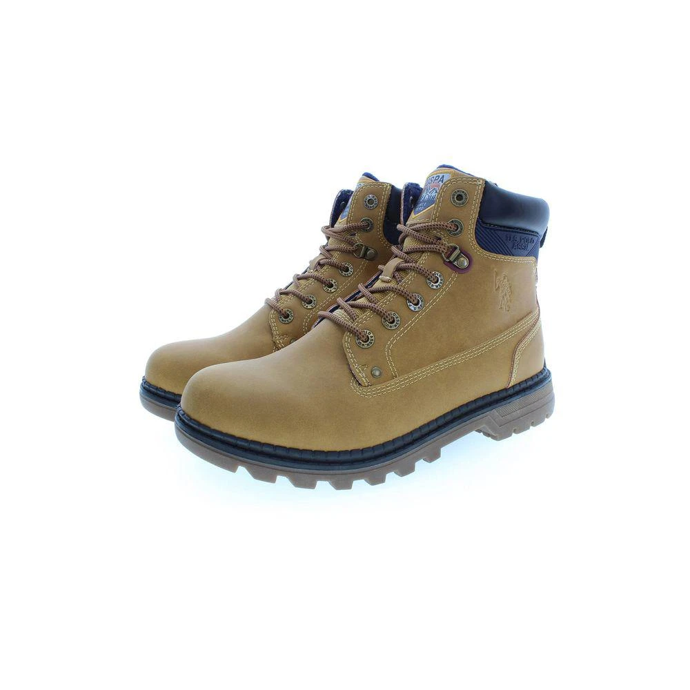 Shop U.S. POLO ASSN. Beige Polyester Men Boot on Sale at  display picture 1