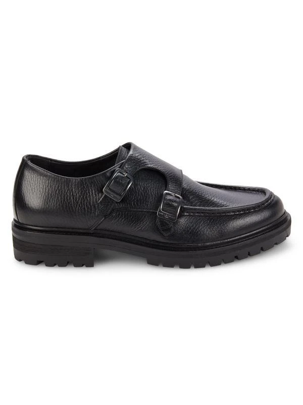 Karl Lagerfeld Paris Leather Double Monk Strap Shoes 1