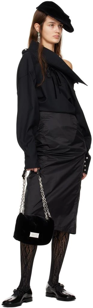 MAISON MARGIELA Black Glam Slam Flap Small Bag 4