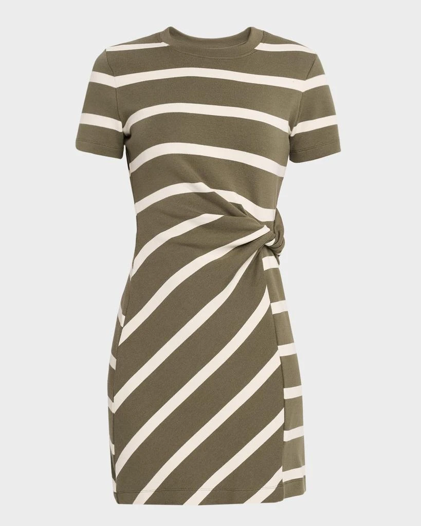 Tanya Taylor Cody Stripe Short-Sleeve T-Shirt Dress 1