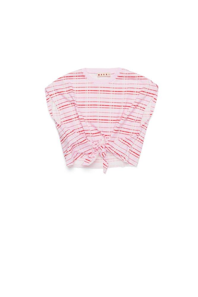 Marni Marni Kids Striped Sleeveless T-Shirt