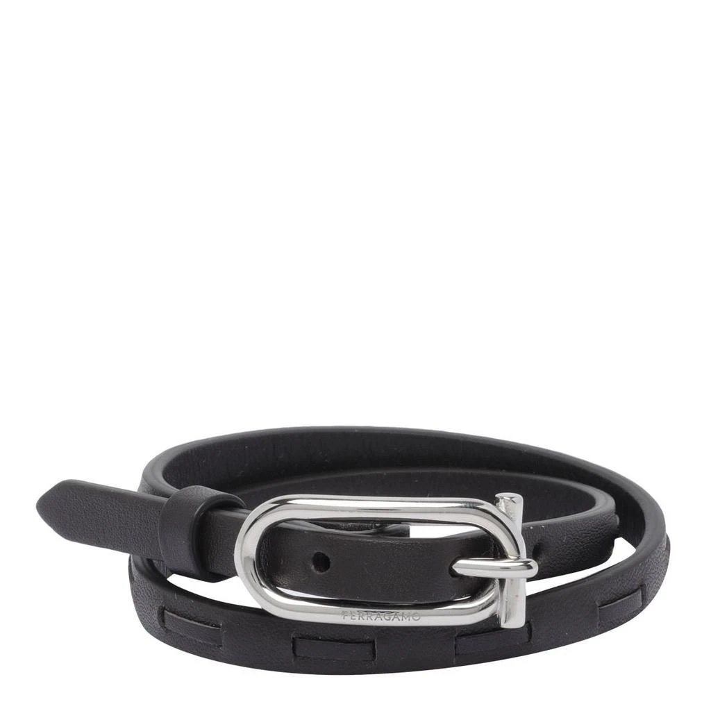 Salvatore Ferragamo Ferragamo Double-Strap Buckle Bracelet