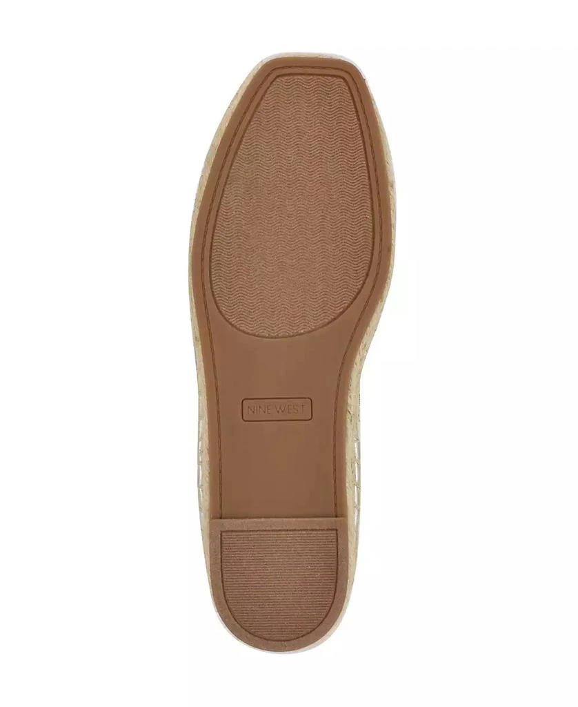 Nine West Women's Rorie Woven Slip-On Espadrille Flats 5