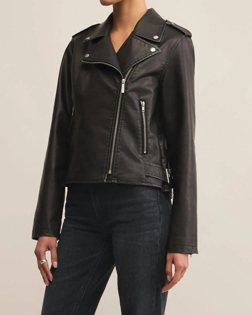 Z Supply Z Supply - Alchemy Moto Faux Leather Jacket 3