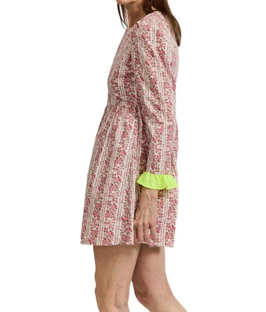 BATSHEVA SQUARE NECK MINI PRAIRIE DRESS 2