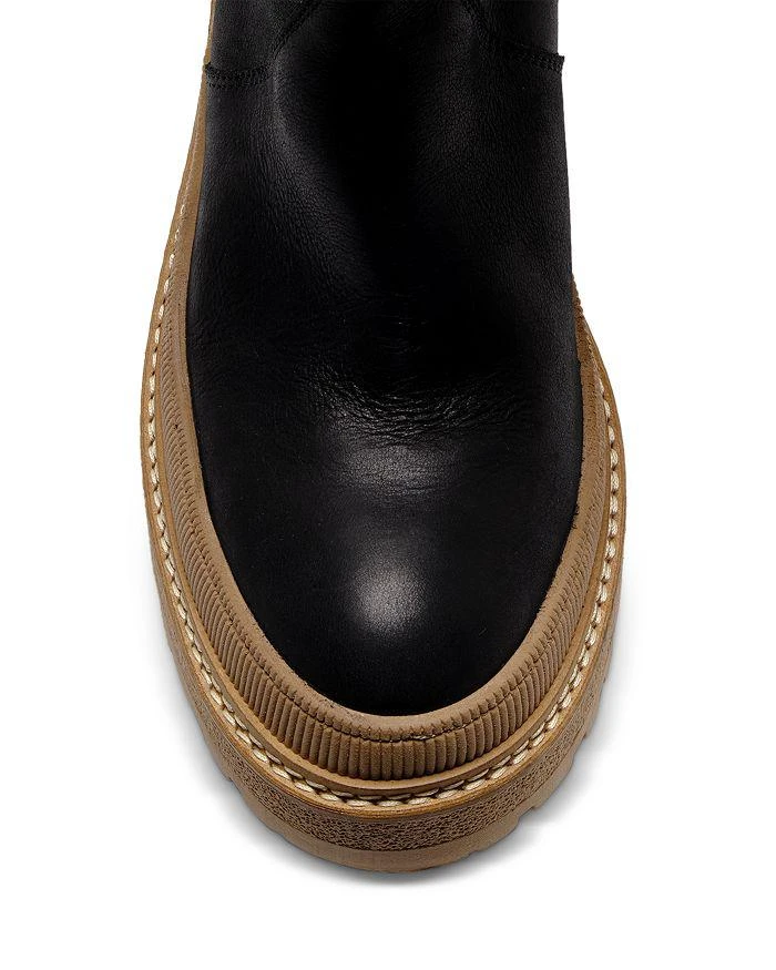 Free People Women's Mel Leather Slouch Boots 4