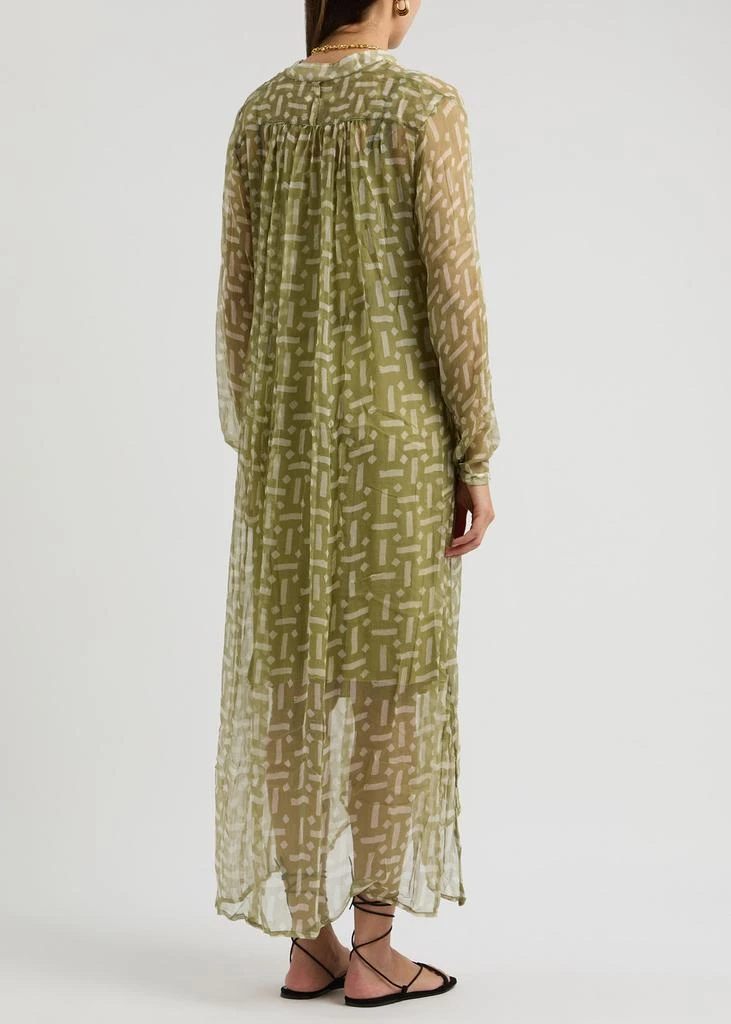 Cloe Cassandro Andrea printed silk-georgette maxi dress 3