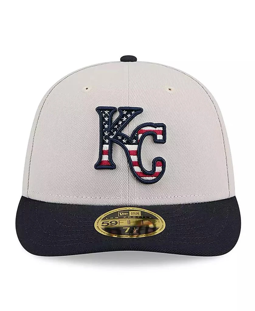 New Era Men's Black Kansas City Royals 2024 Fourth of July Low Profile 59FIFTY Fitted Hat 4