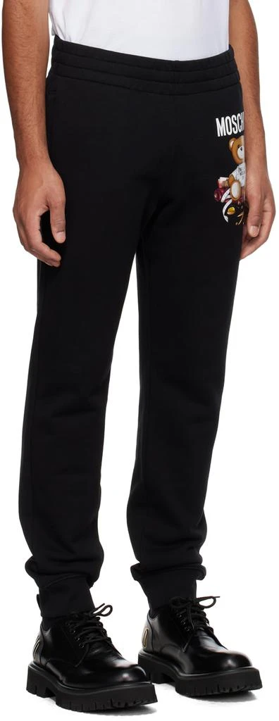 Moschino Black Teddy Bear Sweatpants 2