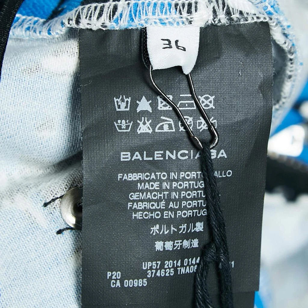 Balenciaga Balenciaga Blue Printed Denim Skinny Jeans S Waist 30" 5