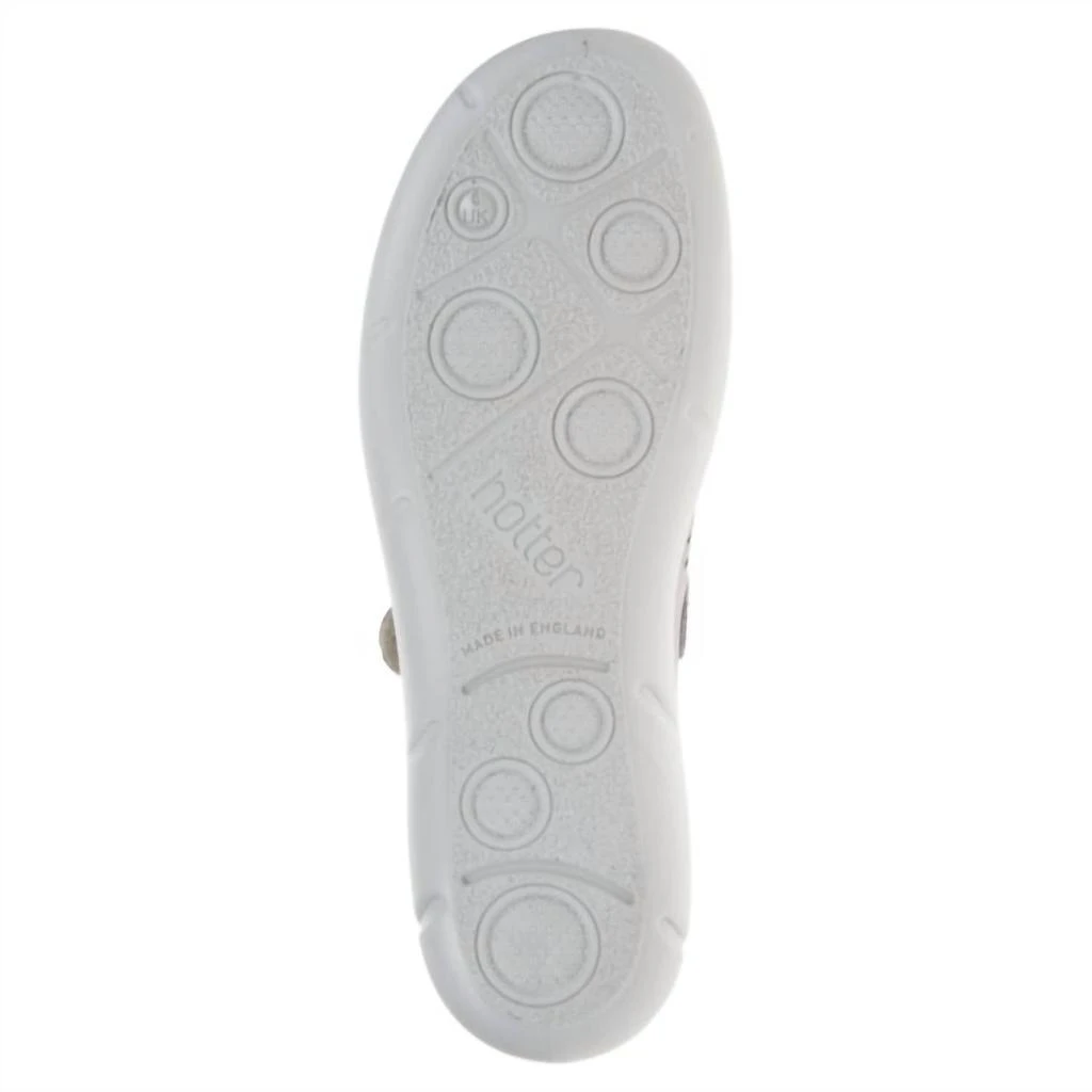 Hotter Women's Quake Flats In Pebble Grey 4