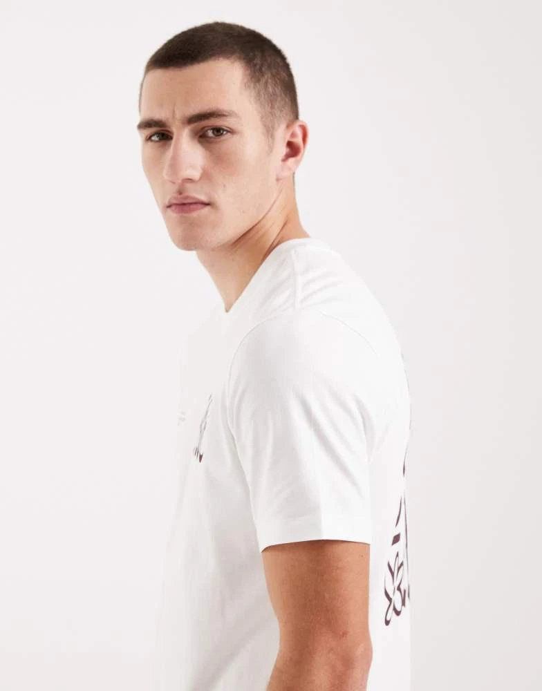 NIKE Nike Club graphic back print t-shirt in white 4