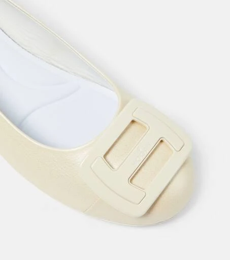 hogan H661 leather ballet flats 6