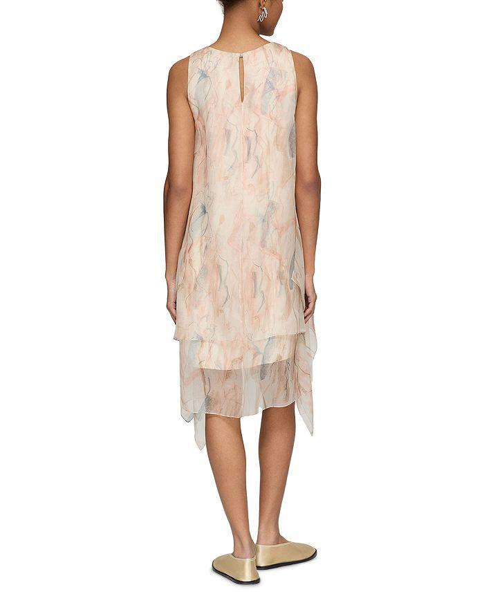 Lafayette 148 New York Silk Handkerchief Hem Dress