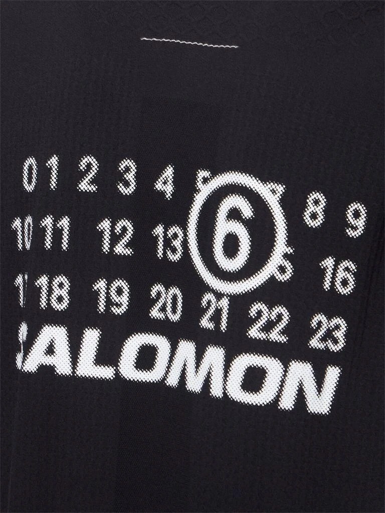 MM6 Mm6 X Salomon Logo Jersey T-shirt 4