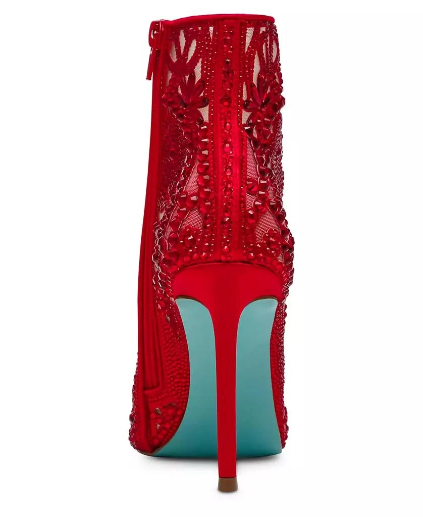 Betsey Johnson Women's Bolt Rhinestone Booties 3