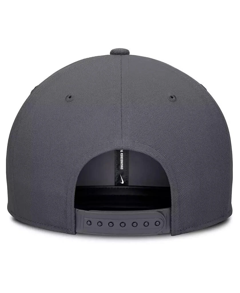 NIKE Men's Gray Philadelphia Phillies Pro Performance Snapback Hat 3
