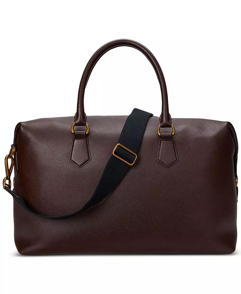 Ralph Lauren Men's Pebbled Leather Duffel
