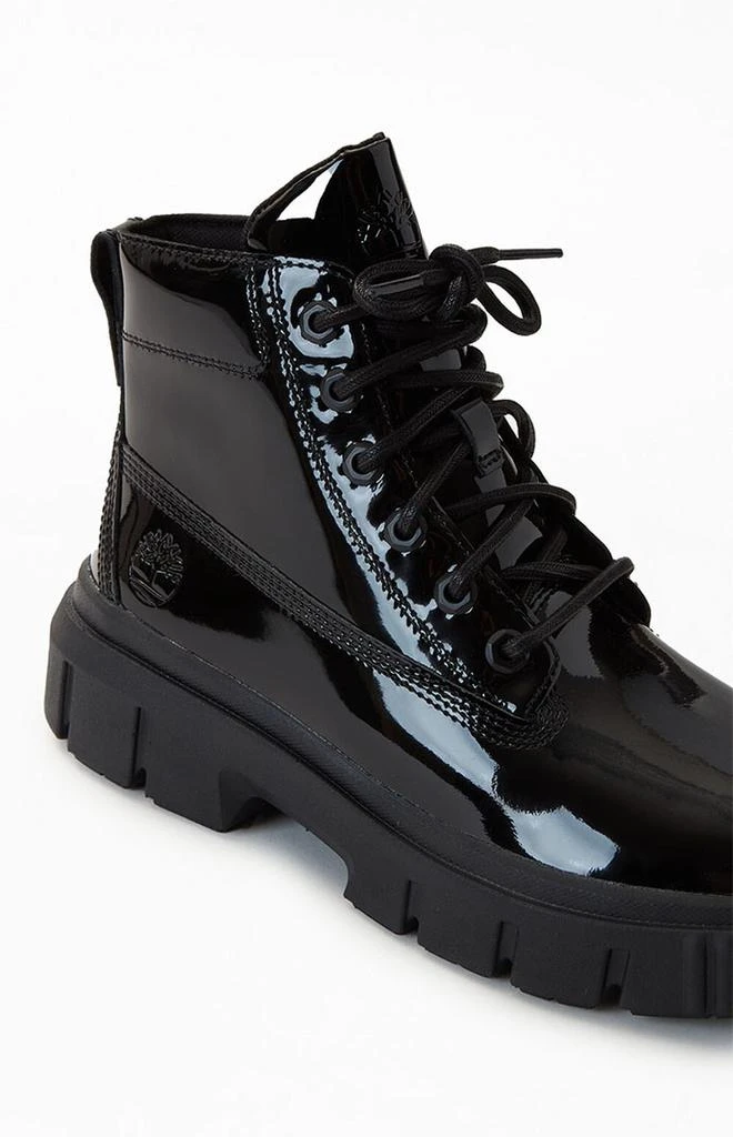 Timberland Women's Patent Leather Greyfield Boots 6