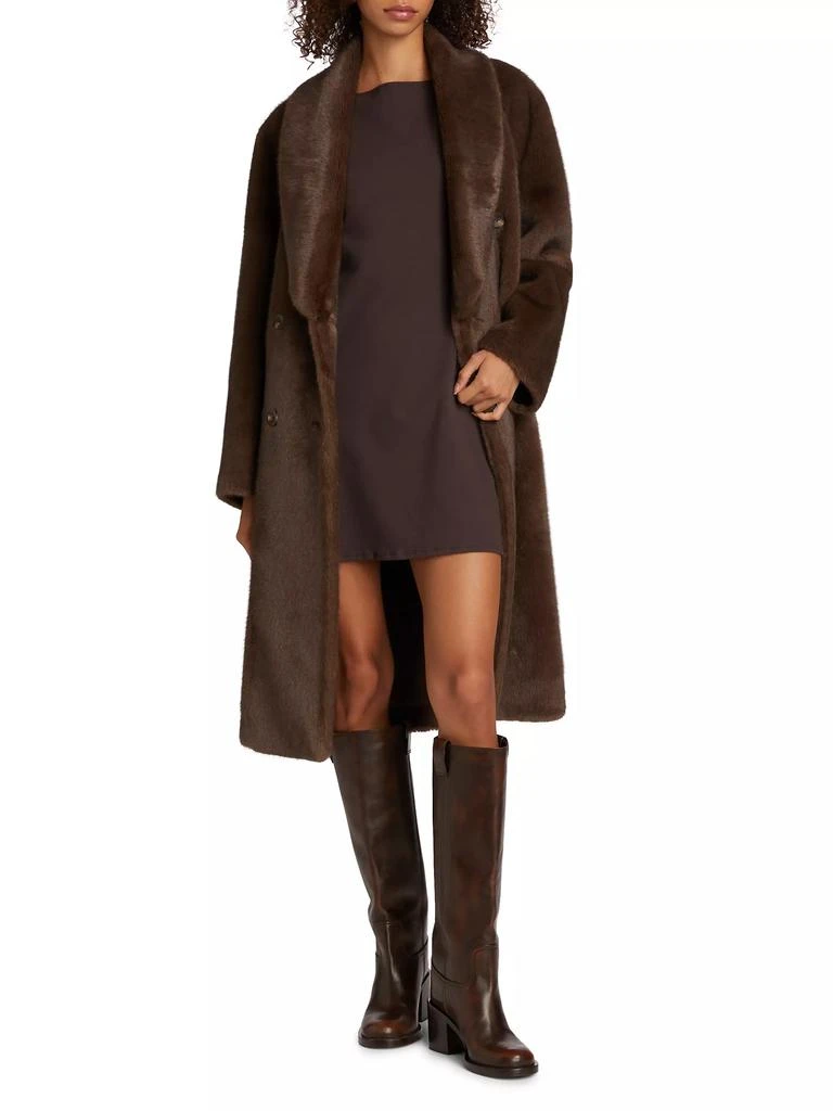 Tahari Heritage Bianca Faux Fur Coat 2