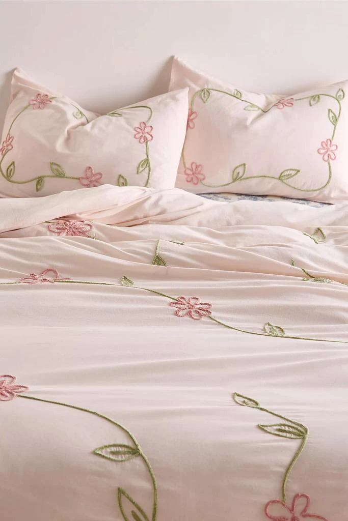 Urban Outfitters Falling Vines Floral Duvet Cover 2