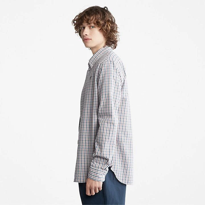 Timberland Seersucker Gingham Shirt for Men in Purple 4