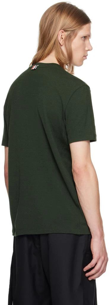 Thom Browne Green 4-Bar T-Shirt 3