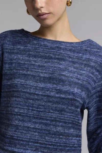 Urban Renewal ReMADE By UO Remnants Space Dye Knit Drippy Sleeve Sweater 4