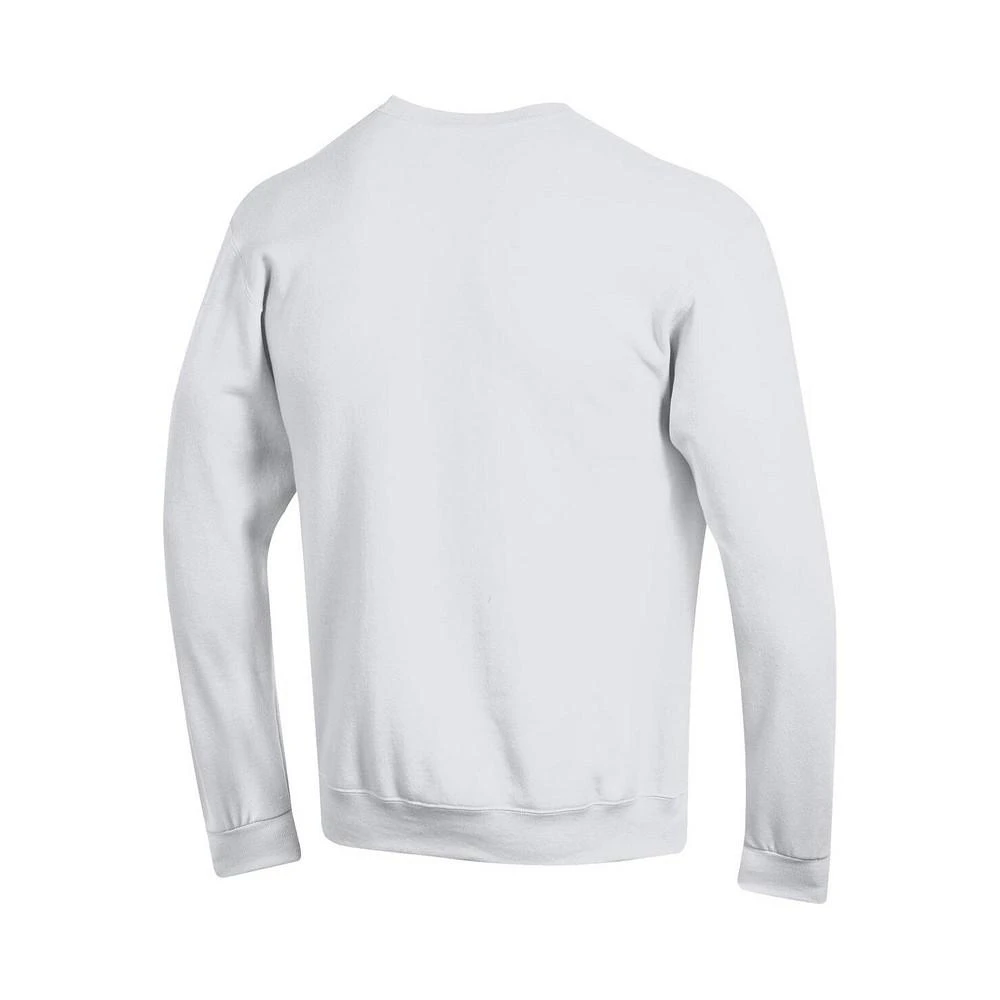 Champion Men's White Arkansas Razorbacks 150th Anniversary Pullover Sweatshirt 4