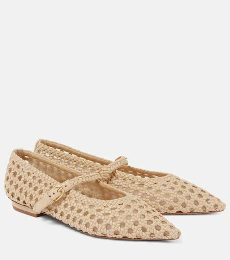 Ulla Johnson Open-knit Mary Jane flats 1