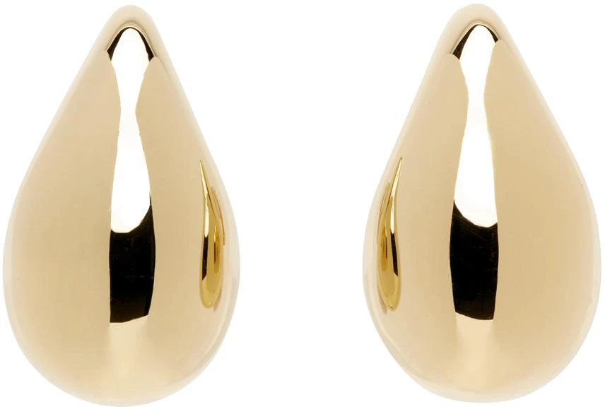 Bottega Veneta Gold Drop Medium Earrings 1