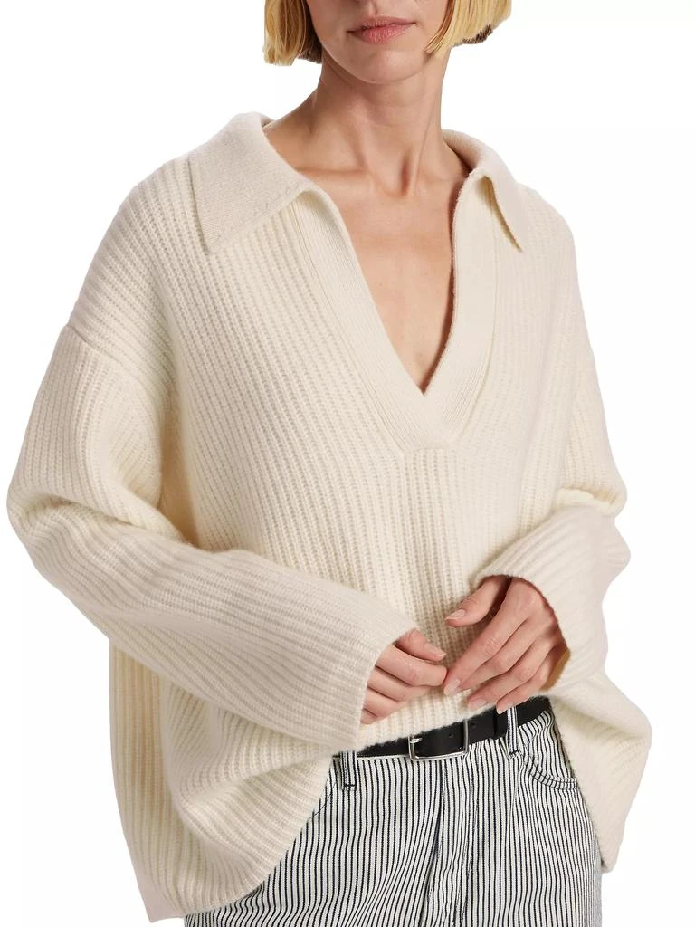 Nili Lotan Tova Ribbed Cashmere Sweater 6