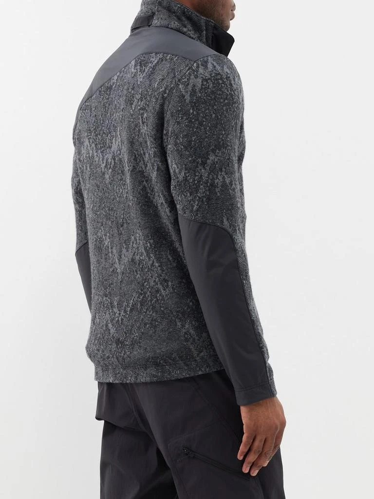 Klättermusen Bolmsö wool-blend panelled top 5