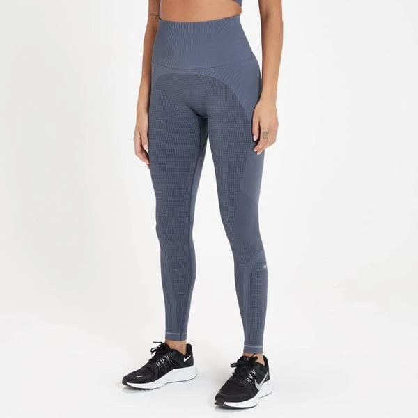 MP MP Women's Velocity Ultra Graphene Seamless Leggings - Shadow Blue 1