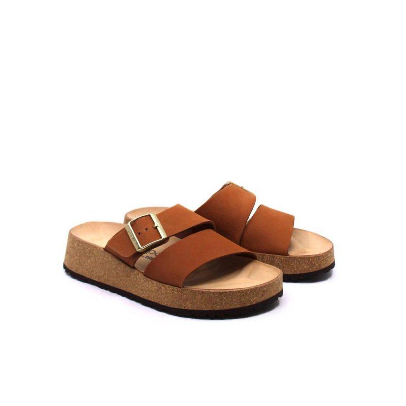 Birkenstock Women's Almina Sandals In Pecan Narrow