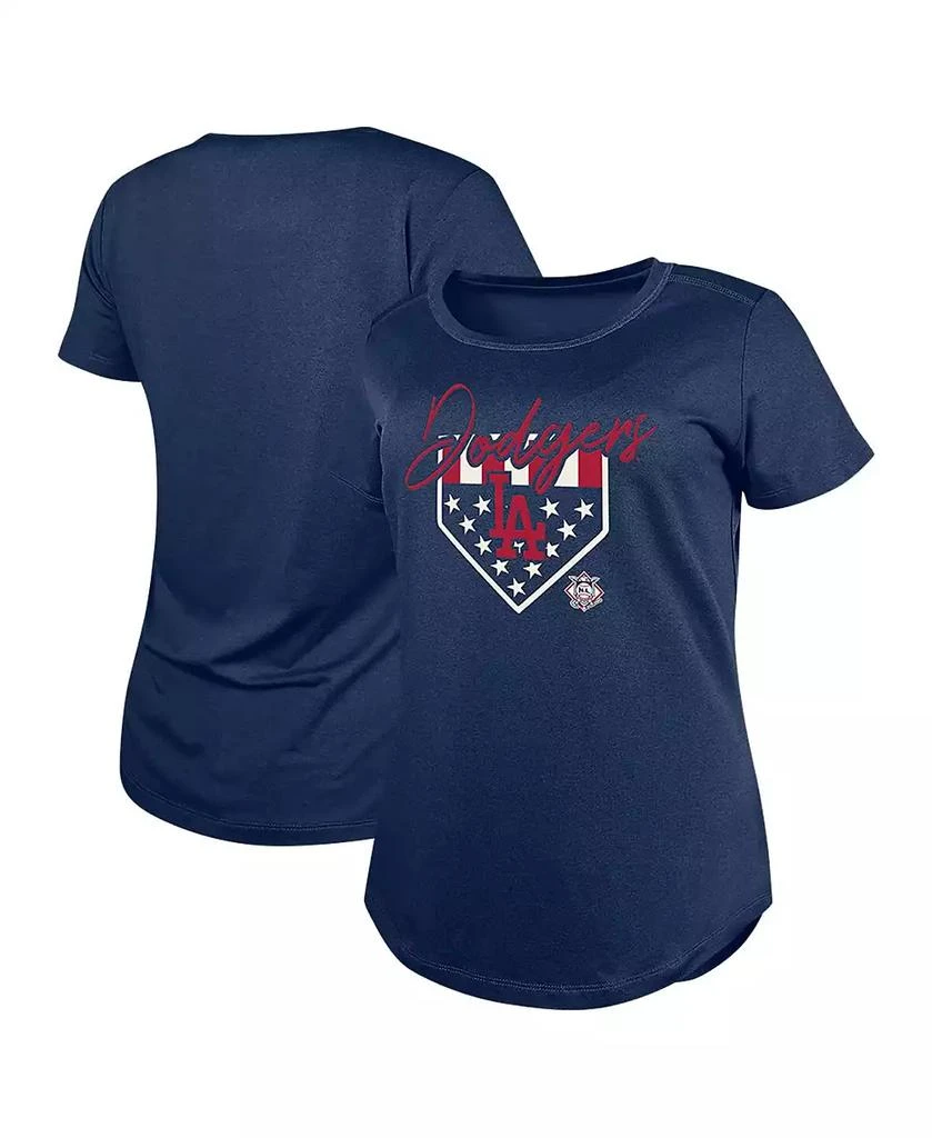 New Era Women's Navy Los Angeles Dodgers Americana T-Shirt 1