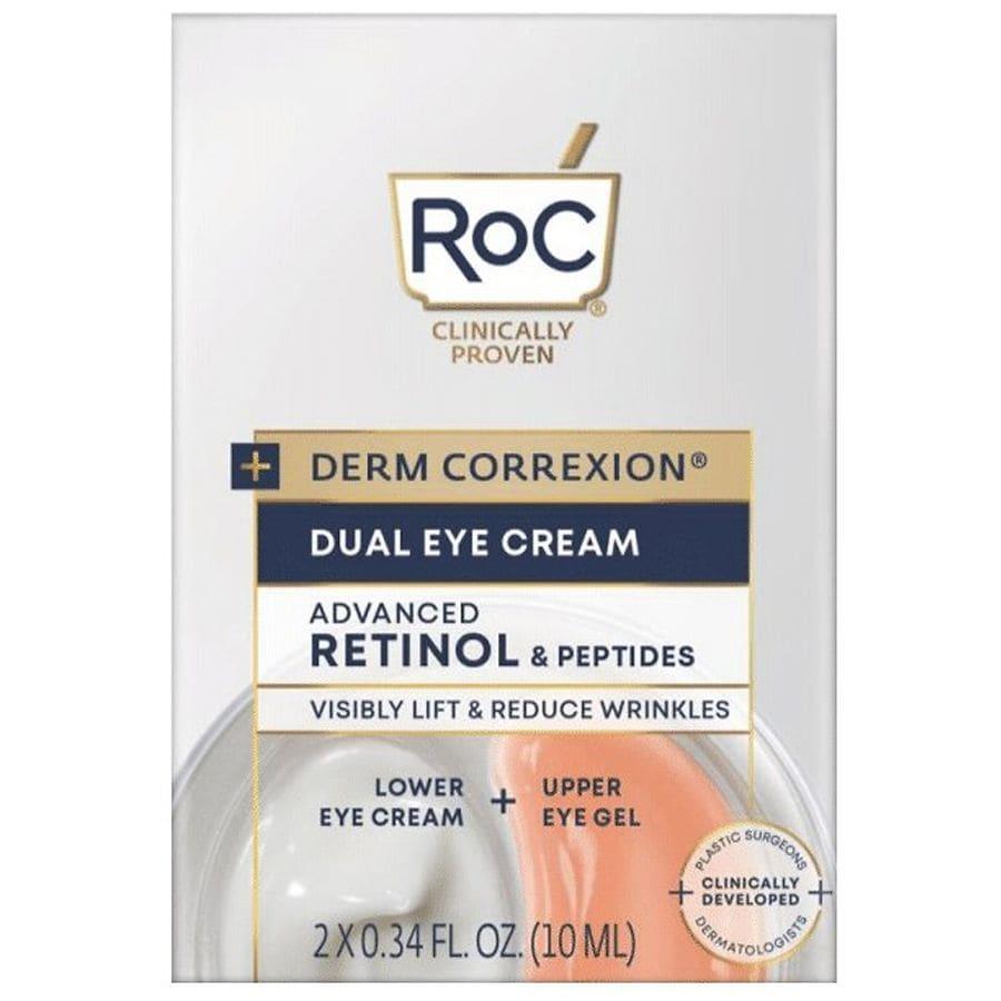 RoC Derm Correxion Dual Eye Cream Advanced Retinol & Peptides Fragrance-Free