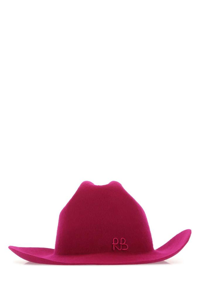RUSLAN BAGINSKIY Ruslan Baginskiy Logo Embroidered Wide Brim Cowboy Hat