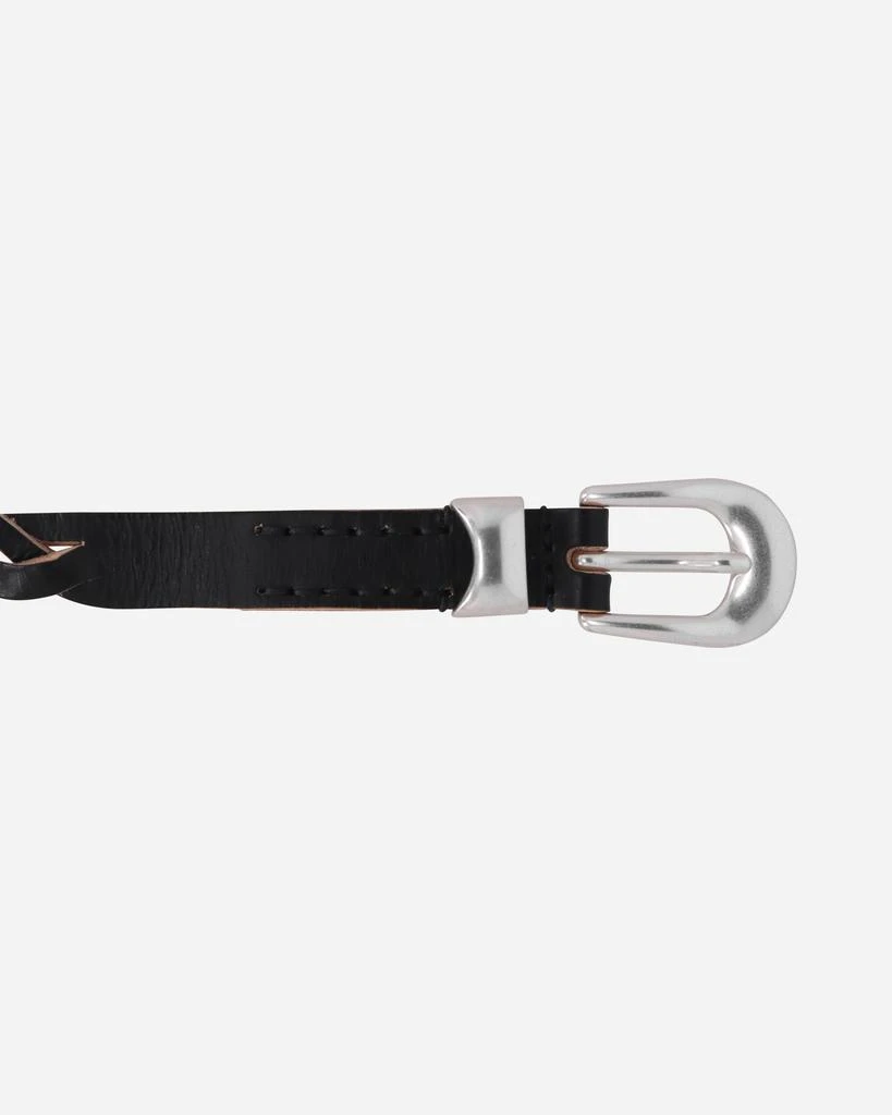 Our Legacy 2cm Braided Belt Black 5