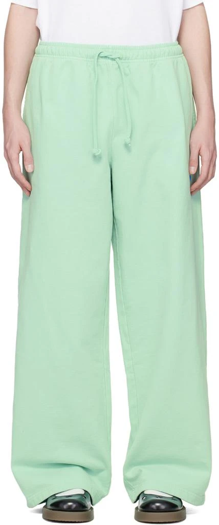 Acne Studios Green Patch Lounge Pants 1