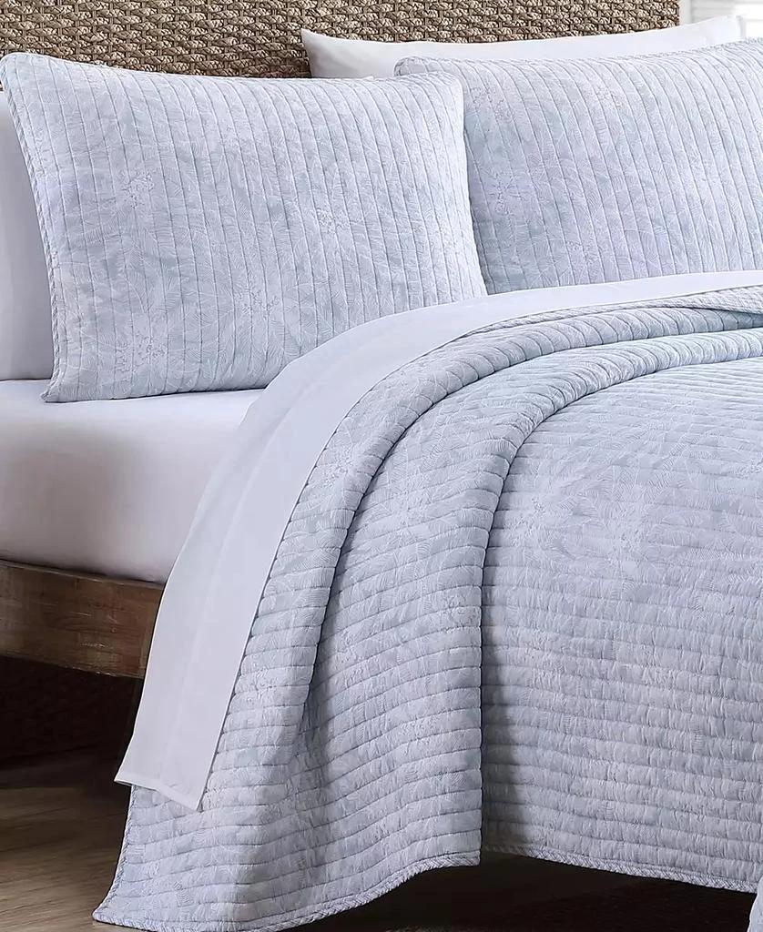 Tommy Bahama Tommy Bahama Makena Blue Reversible 3-Piece Full/Queen Quilt Set 3