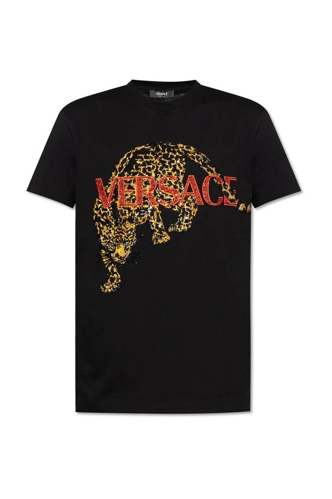 Versace Versace Embellished Crewneck T-Shirt 1